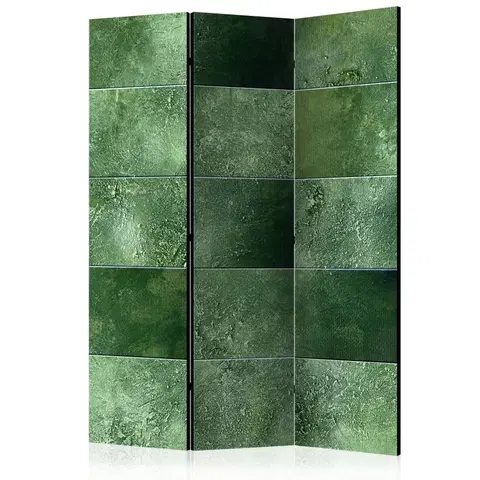 Paravány Paraván Green Puzzle Dekorhome 135x172 cm (3-dielny)