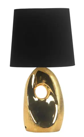 Osvetlenie Stolová lampa HIERRO Candellux Čierna / zlatá