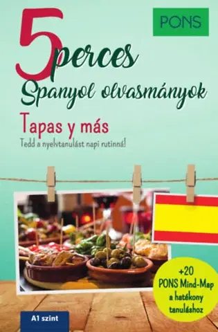 Učebnice a príručky PONS 5 perces spanyol olvasmányok - Tapas y más - Manuel Vila Baleato