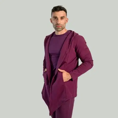 Mikiny STRIX Kardigán Hoodie plum  SS