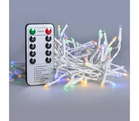 Vianočné dekorácie Brilagi Brilagi - LED Vianočná vonkajšia reťaz 120xLED/8 funkcií 9,5m IP44 multicolor + DO 