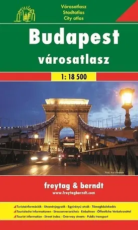 Európa Budapešť - autoatlas 1:18 500