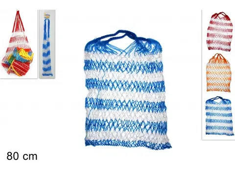 Nákupné tašky a košíky MAKRO - Taška sieťová 80cm rôzne farby