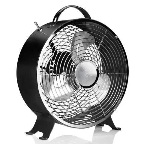 Stolné ventilátory / Stojanové ventilátory Tristar Stolový ventilátor Vintage VE5966 čierny