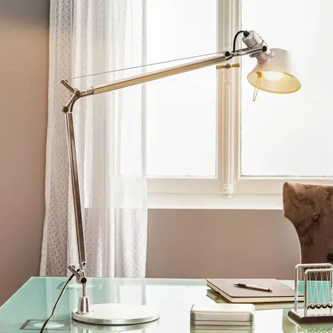 Stolové lampy na písací stôl Artemide Dizajnová stolná lampa Artemide Tolomeo Tavolo