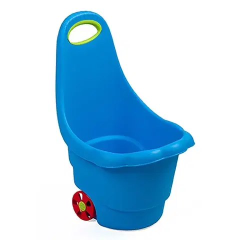Hračky na záhradu BAYO - Detský multifunkčný vozík Sedmokráska 60 cm modrý