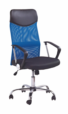 Kancelárske stoličky HALMAR Vire kancelárska stolička s podrúčkami modrá / čierna
