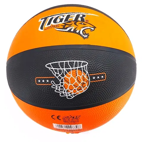 Hračky - Lopty a loptové hry STAR TOYS - Basketbalová lopta Tiger Star size7