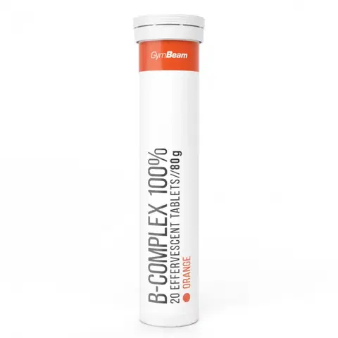 Vitamíny B Gymbeam B-Komplex 100% šumivý 12 x 20 tab