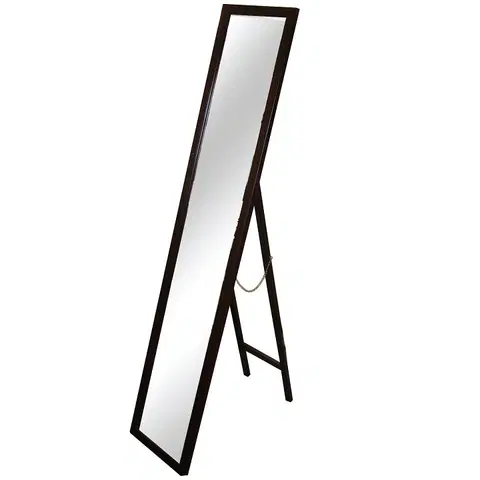Zrkadlá KONDELA Malkia Typ 4 stojace zrkadlo hnedá