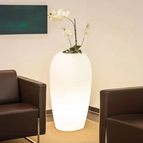 Vonkajšie dekoratívne svietidlá degardo Lampa Storus V vysaditeľná biela priesvitná