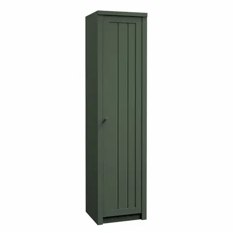Šatníkové skrine Skriňa S1D, zelená, PROVANCE