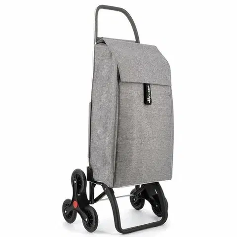 Nákupné tašky a košíky Rolser Nákupná taška na kolieskach Jolie Tweed RD6-2, sivá
