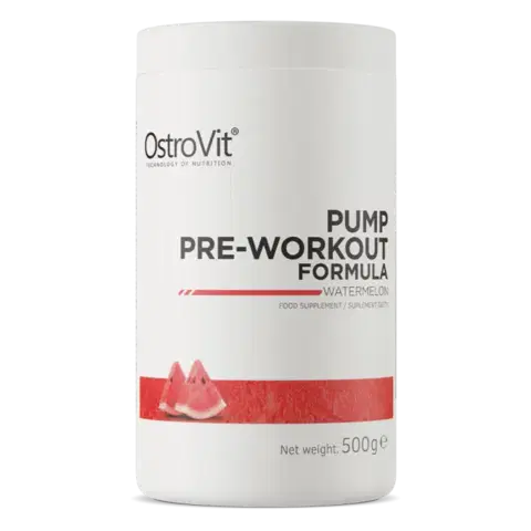 Pre-workouty OstroVit - Pump pre-workout formula 500 g citrón