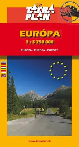 Do auta Európa 1:3 750 000 - Automapa