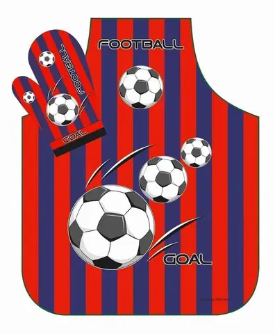 Zástery Forbyt, Zástera, Futbal červeno-modrá chňapka