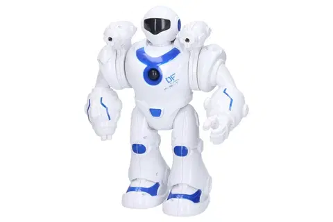Hračky roboti WIKY - Robot Yobi strieľajúci s efektami 25 cm