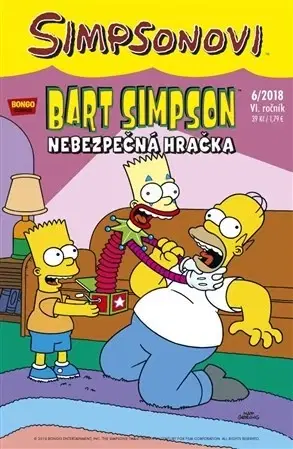 Komiksy Bart Simpson 8/2018: Nebezpečná hračka - Kolektív autorov,Petr Putna