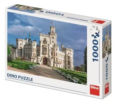 1000 dielikov Dino Toys Puzzle Zámok Hluboká 1000 Dino