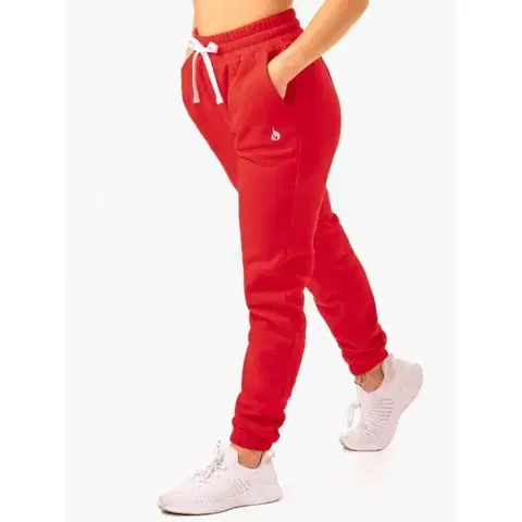 Tepláky Ryderwear Dámske tepláky Ultimate High Waisted Red  XS