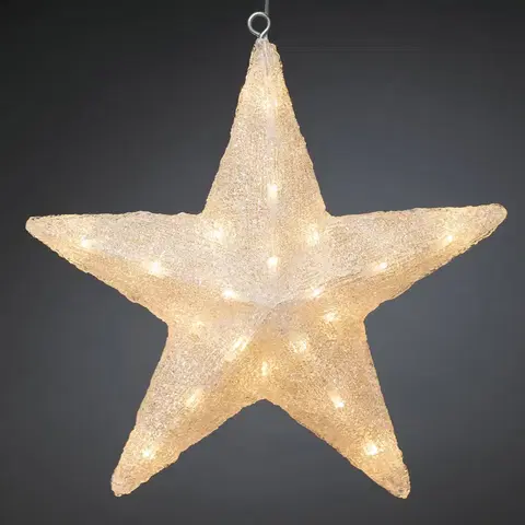 Vianočné osvetlenie do okien Konstsmide Christmas Dekoratívna hviezda LED na vonkajšie použitie, Ø 40 cm