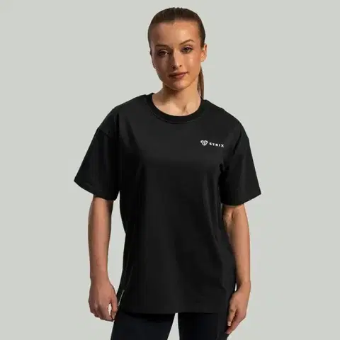 Tričká a tielka STRIX Dámske tričko Lunar Oversized Black  MM