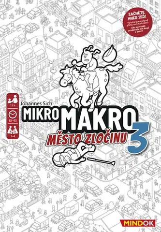 Rodinné hry Mindok Hra MikroMakro: Mesto zločinu 3 Mindok