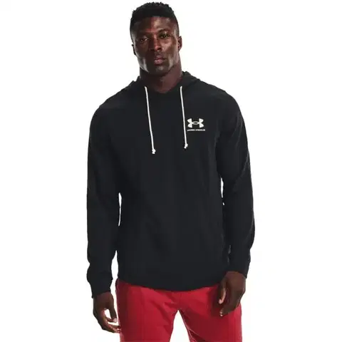 Mikiny Under Armour Mikina Rival Terry LC HD Black  L