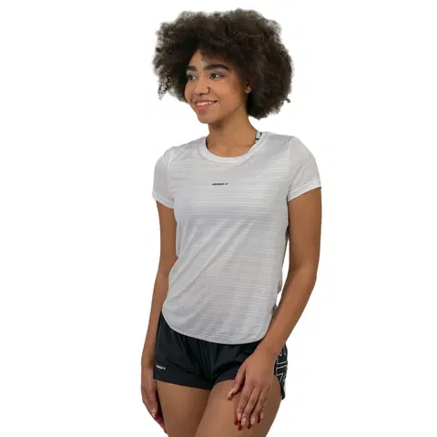 Dámske tričká Dámske tričko Nebbia "Airy" FIT Activewear 438 White - S