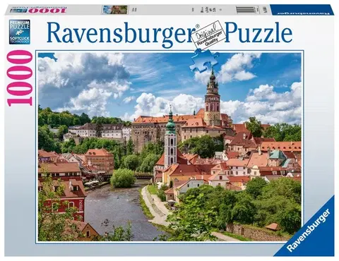 Hračky puzzle RAVENSBURGER - Česká kolekcia: Český Krumlov 1000 dielikov