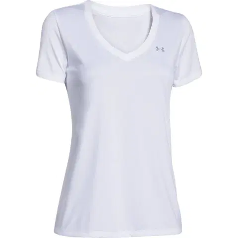 Dámske tričká Dámske tričko Under Armour Tech SSV - Solid White - L