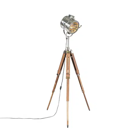 Stojace lampy Stojatá lampa na drevo so štúdiovým bodom - Tripod Radiant