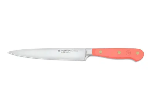 Nože na šunku WÜSTHOF Nôž na šunku Wüsthof CLASSIC Colour - Coral Peach 16 cm 