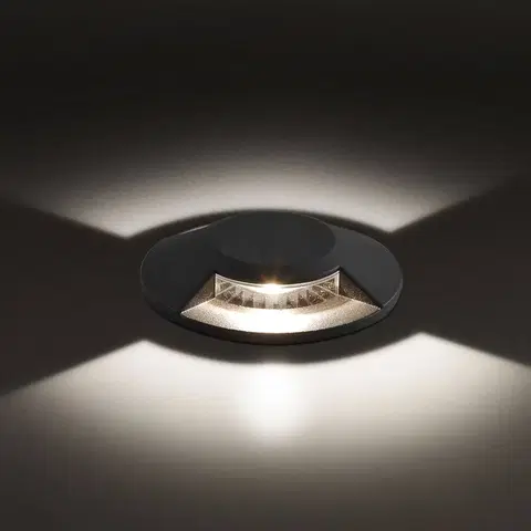 Nájazdové svietidlá EVN EVN Scopum zapustené podlahové LED okrúhle 2x