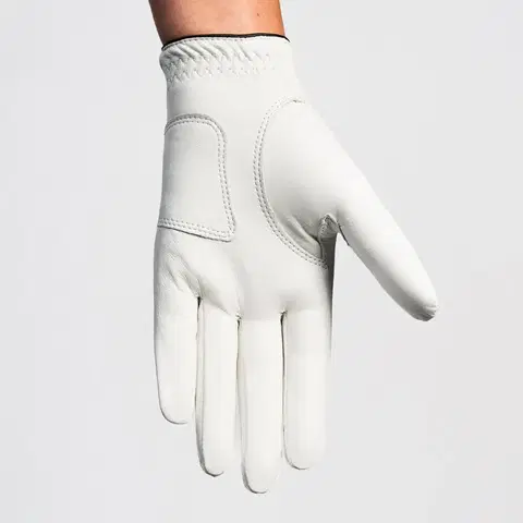 rukavice Dámska golfová rukavica 500 pre praváčky biela