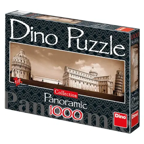 1000 dielikov Dino Toys Puzzle Pohľad na Pisu 1000 Panoramic Dino