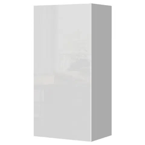 Kuchynské skrinky visiace Kuchynská skrinka Infinity V9-45-1K/5 Crystal White