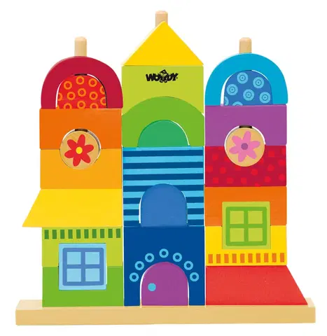 Náučné hračky WOODY - Rainbow Môj dom