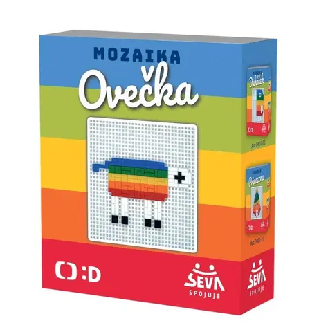 Kreatívne a výtvarné hračky SEVA - Mozaika - Ovečka