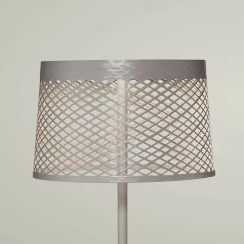 Vonkajšie osvetlenie terasy Foscarini Foscarini Twiggy Grid lettura stojaca lampa greige