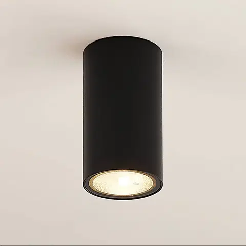 Bodové svetlá Arcchio Arcchio Olivir bodová lampa, okrúhla, GU10, čierna