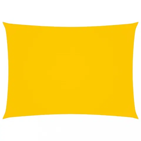 Stínící textilie Tieniaca plachta obdĺžniková 6 x 8 m oxfordská látka Dekorhome Žltá