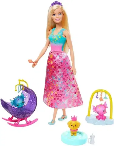 Hračky bábiky MATTEL - Barbie Dreamtopia Princezná s dlhou sukňou