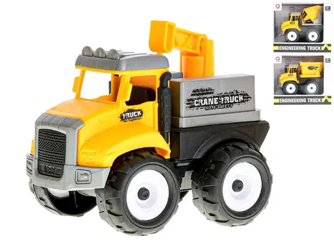 Hračky - dopravné stroje a traktory MIKRO TRADING - Stavebné autá  12cm/3druhy, Mix produktov