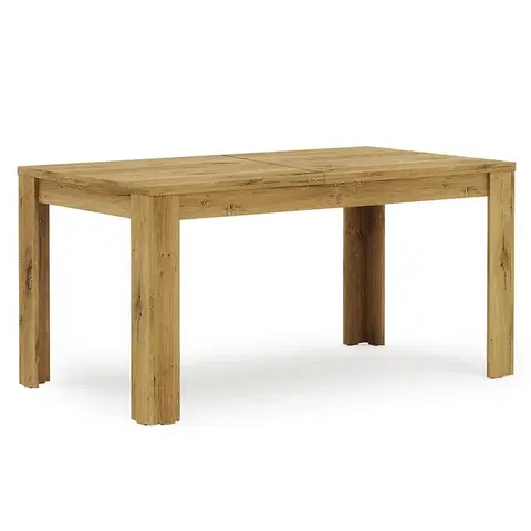 Jedálenské stoly Rozkladací stôl Miro 160/200x90cm dub/grafit