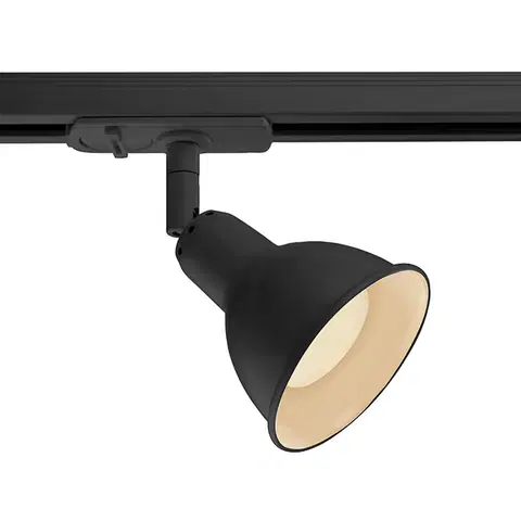 Svietidlá pre 1fázové koľajnicové svetelné systémy Nordlux Svetlo Single pre Link koľajnicový systém, čierne