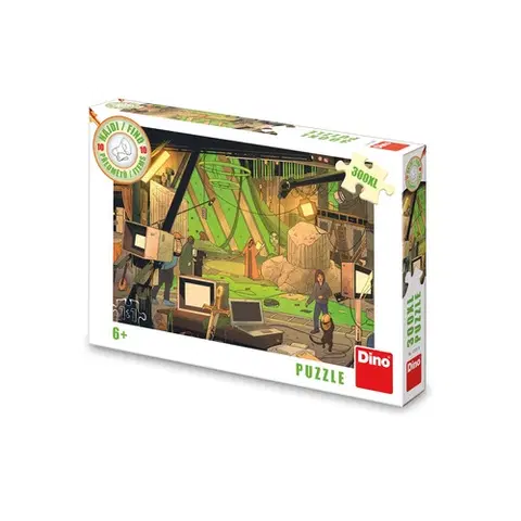 300 dielikov Dino Toys Puzzle Nájdi 10 predmetov: Film 300 XL Dino