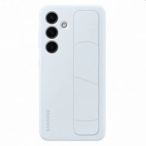 Puzdrá na mobilné telefóny Puzdro Silicone Grip Cover pre Samsung Galaxy S24, light blue EF-GS921CLEGWW