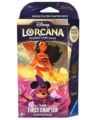 Rodinné hry Ravensburger Kartová hra Disney Lorcana: The First Chapter - Starter Deck Amber & Amethyst