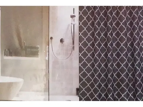 Závesy MAKRO - Záves sprchovací ORIENT šedý